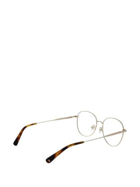 Longchamp round-frame glasses - Gold