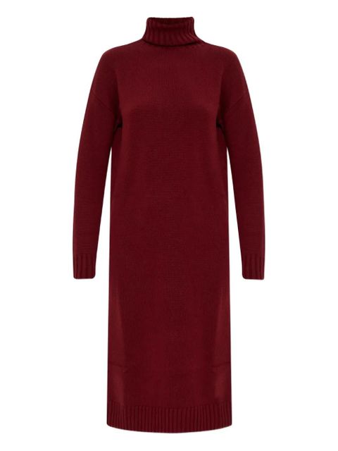 Max Mara roll-neck knitted dress - Red - zdjęcie produktu nr 1