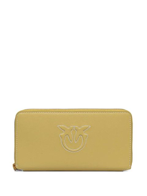 PINKO logo-detail zip-around wallet - Green - zdjęcie produktu nr 1