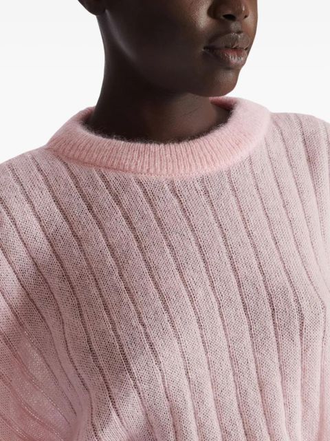 Balmain ribbed long-sleeve sweater - Pink