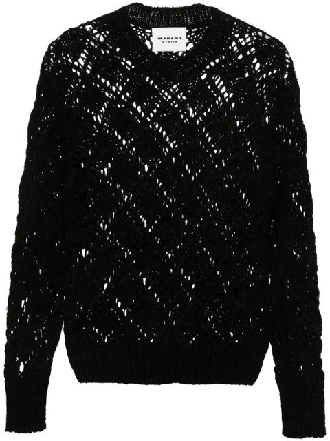 MARANT ÉTOILE Joey open-knit jumper - Black - zdjęcie produktu nr 1