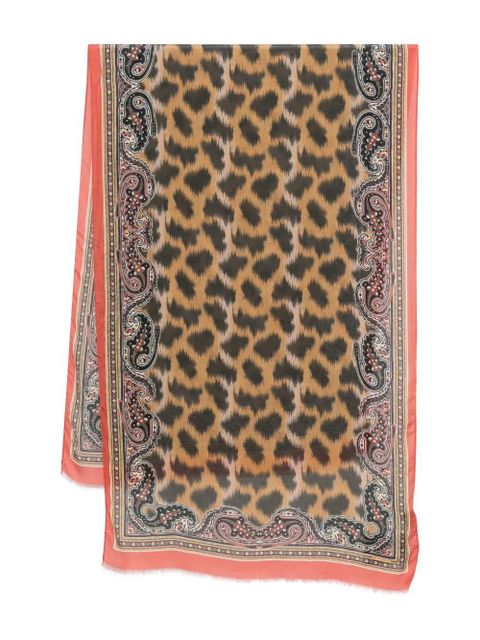 ETRO animal-paisley-print scarf - Brown - zdjęcie produktu nr 1
