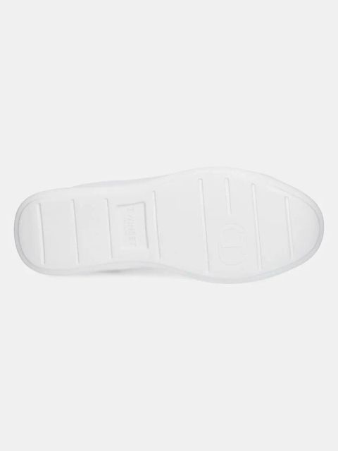 Twinset sneakersy damskie kolor biały 251TCP042