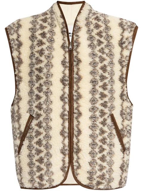 MARANT ÉTOILE Maximilia gilet - Neutrals - zdjęcie produktu nr 1