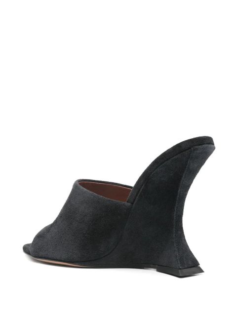 Paris Texas 105mm suede sandals - Black - zdjęcie produktu nr 2