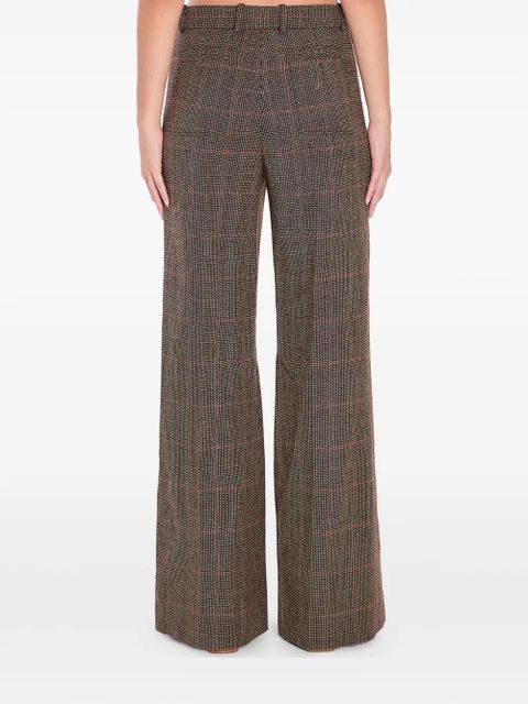 Chloé tailored checked wool trousers - Brown - zdjęcie produktu nr 2