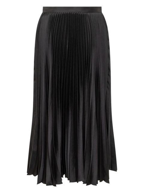 Jil Sander pleated midi skirt - Black - zdjęcie produktu nr 2