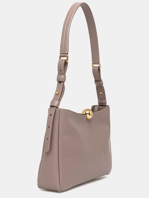 Furla torebka skórzana kolor beżowy WB01403.BX3168.MA200