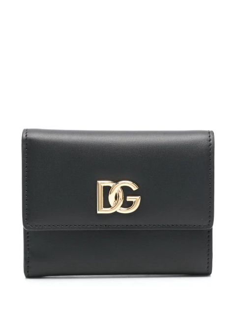 Dolce & Gabbana logo-plaque wallet - Black - zdjęcie produktu nr 1