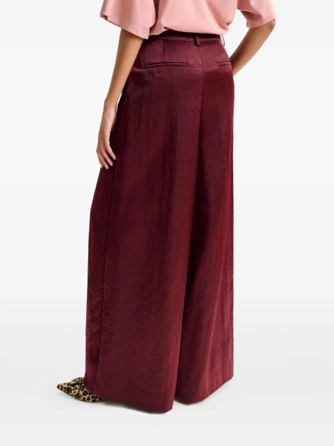 Essentiel Antwerp pleated trousers - Red