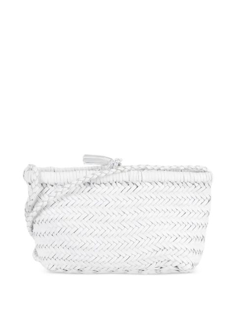 DRAGON DIFFUSION braided tassel-detail shoulder bag - White - zdjęcie produktu nr 2