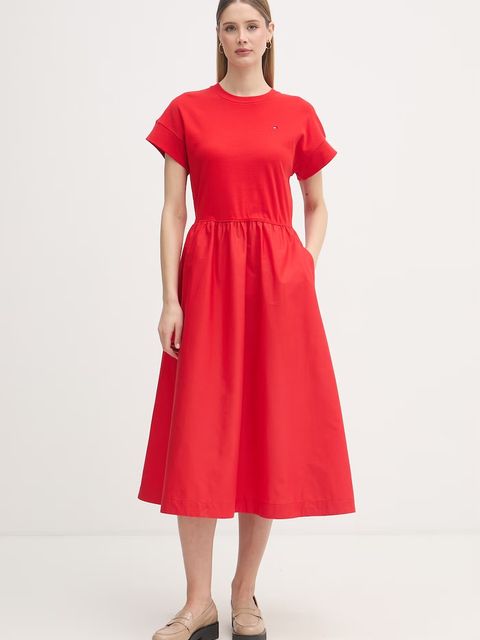 Tommy Hilfiger sukienka bawełniana - zdjęcie produktu nr 1