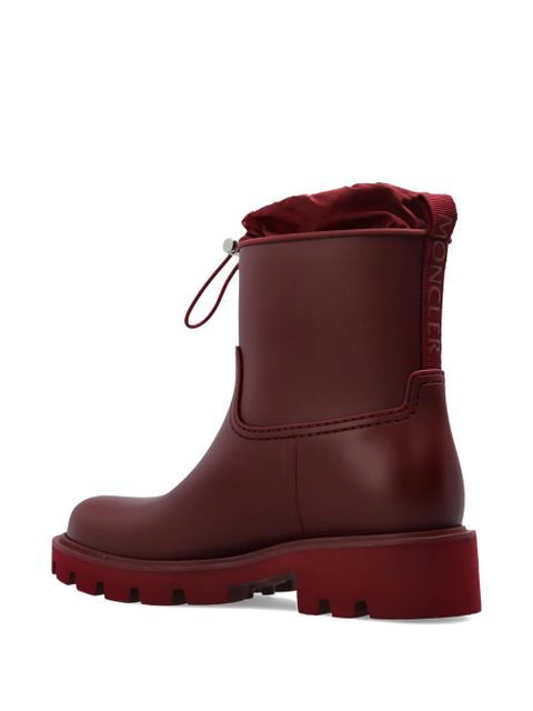 Moncler Kickstream rain boots - Red
