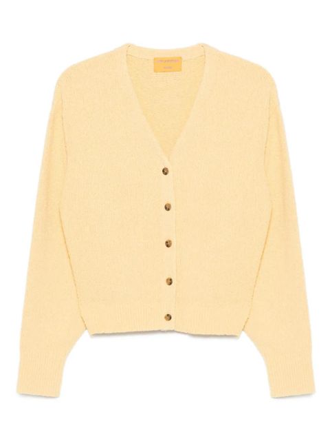 Guest In Residence v-neck button-hem cardigan - Yellow - zdjęcie produktu nr 1