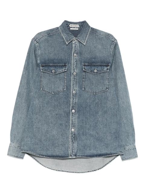 JW Anderson chest-pocket long-sleeve denim shirt - Blue - zdjęcie produktu nr 1