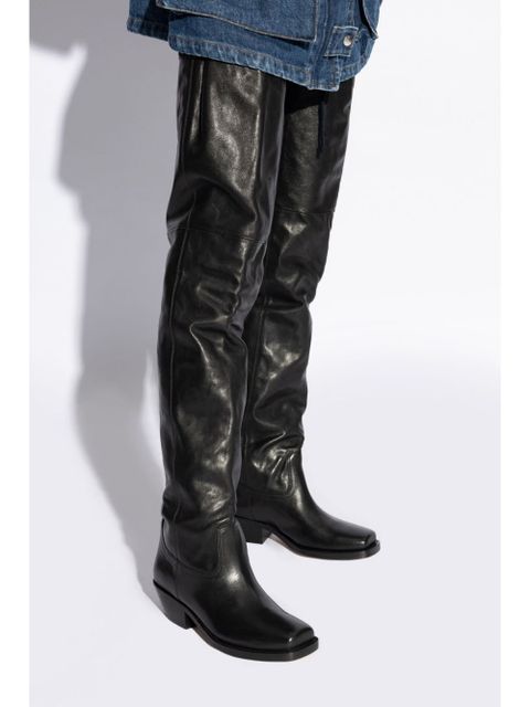 ISABEL MARANT 50mm Amati boots - Black - zdjęcie produktu nr 2