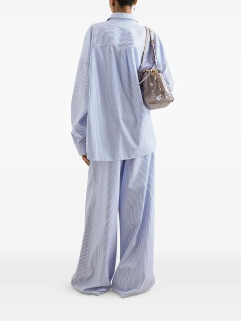 Dolce & Gabbana striped poplin trousers - Blue