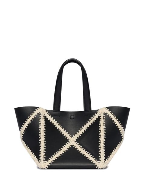 Nanushka small The Origami tote bag - Black - zdjęcie produktu nr 1