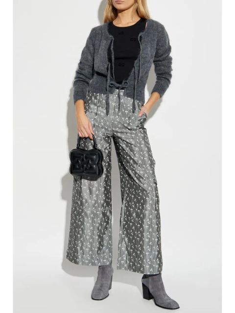 GANNI rhinestone-embellished tank top - Black - zdjęcie produktu nr 2