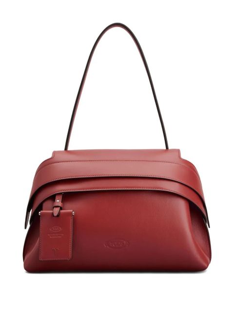 Tod's leather flap shoulder bag - Red - zdjęcie produktu nr 1