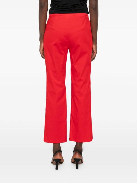 PINKO velour trousers - Red
