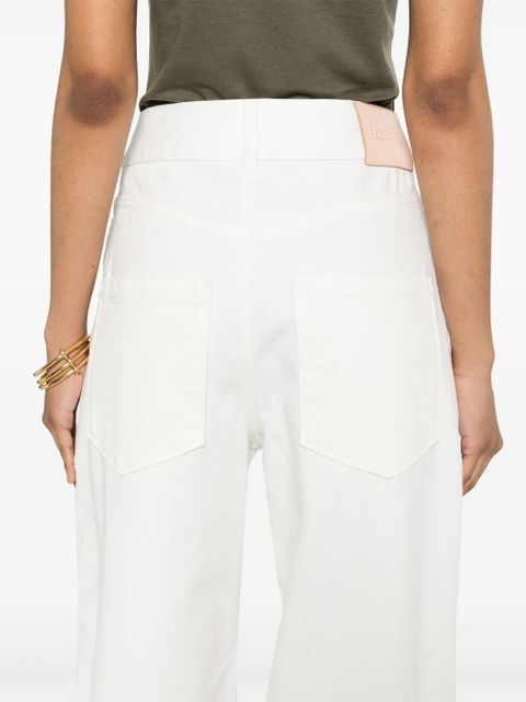 LOEWE Anagram wide-leg jeans - White