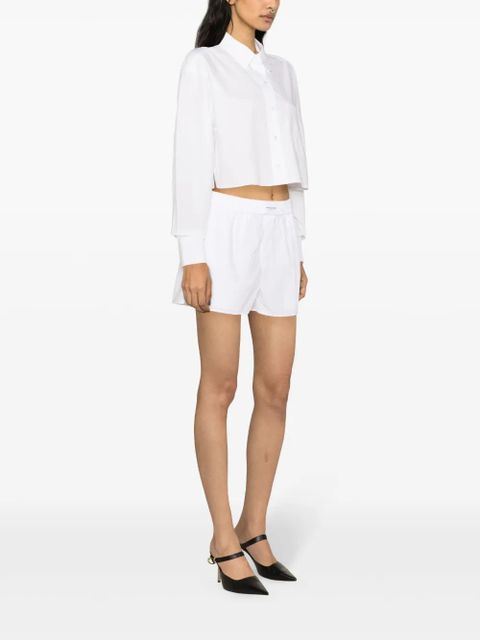Alexander Wang logo-patch boxer shorts - White - zdjęcie produktu nr 2