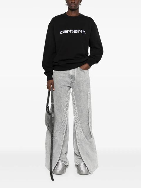 Carhartt WIP logo-embroidered cotton sweatshirt - Black - zdjęcie produktu nr 2