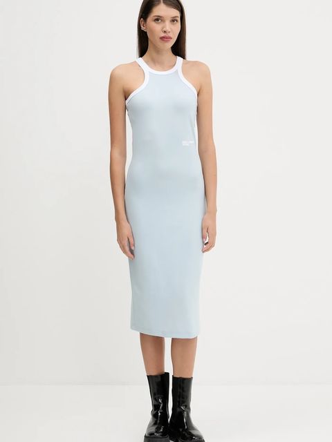 Karl Lagerfeld Jeans sukienka kolor niebieski mini prosta A3W13008 - zdjęcie produktu nr 1