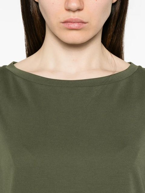 Max Mara boat-neck short-sleeve top - Green