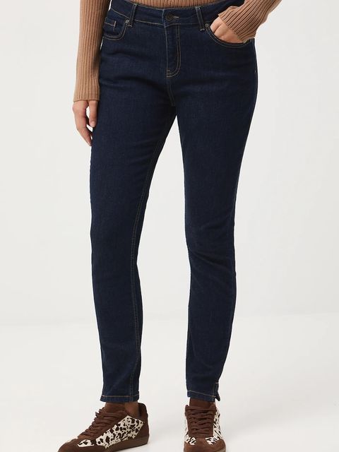Medicine jeansy damskie kolor granatowy - zdjęcie produktu nr 1