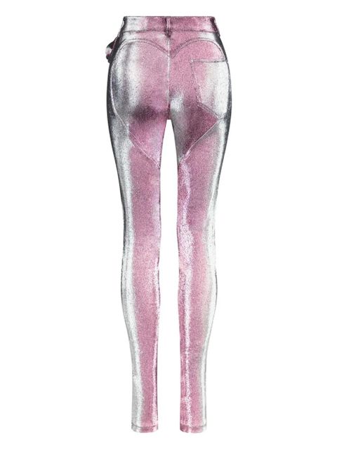 AREA Rosette leggings - Pink