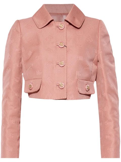 Dolce & Gabbana DNA monogram-jacquard jacket - Pink - zdjęcie produktu nr 1