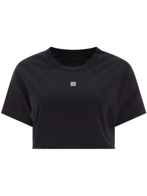 Givenchy cropped cotton T-shirt - Black - zdjęcie produktu nr 1