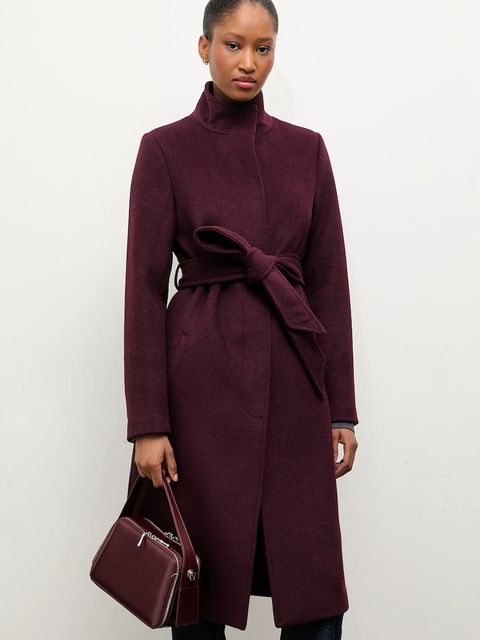 Answear Lab płaszcz wełniany