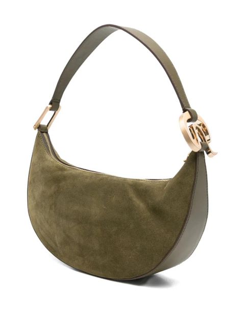 Cult Gaia suede zip-closure tote bag - Green