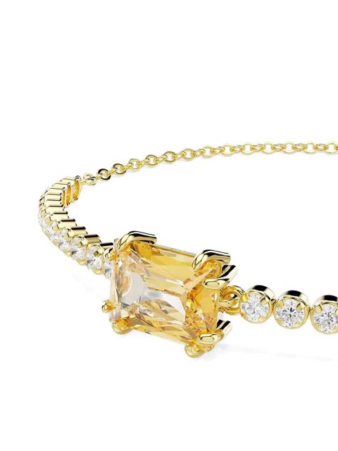 Swarovski Matrix Tennis crystal-embellished gold bracelet