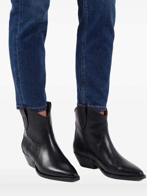ISABEL MARANT Dewina leather boots - Black