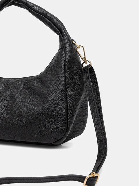 Answear.LAB torebka skórzana kolor czarny