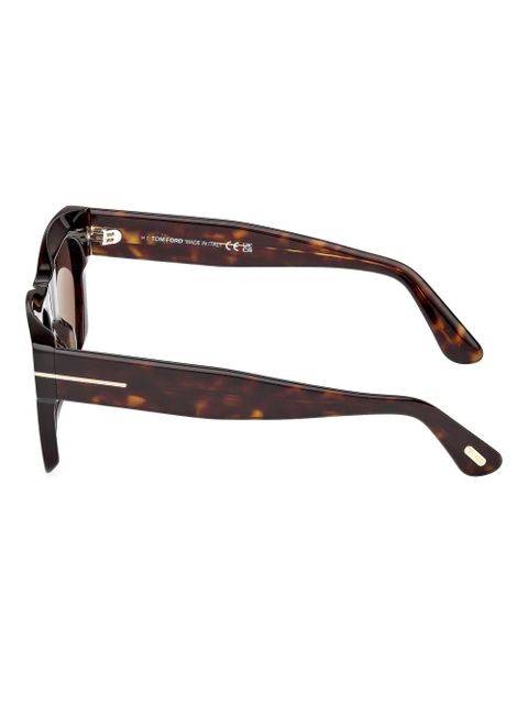 TOM FORD Eyewear square-frame sunglasses - Brown