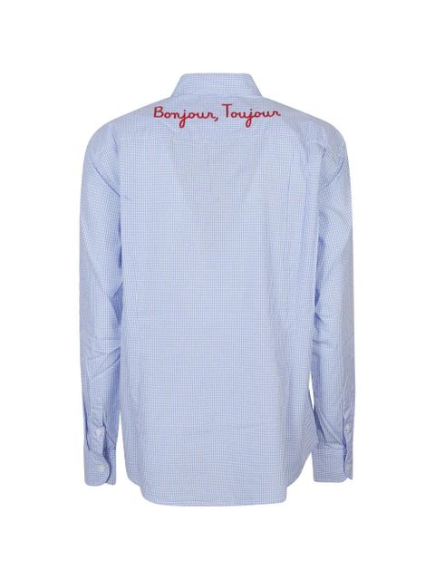 MC2 Saint Barth checked shirt - Blue - zdjęcie produktu nr 2