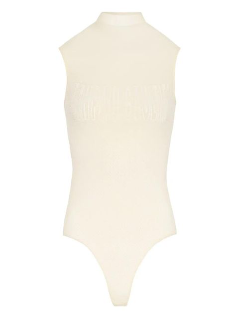 Jean Paul Gaultier mesh flocked bodysuit - Neutrals - zdjęcie produktu nr 1