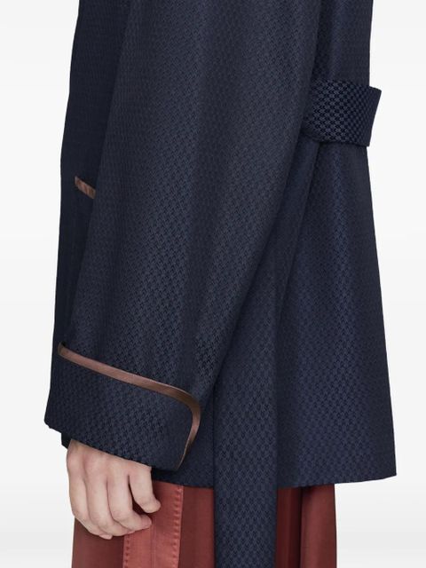 Maison Margiela belted blazer - Blue