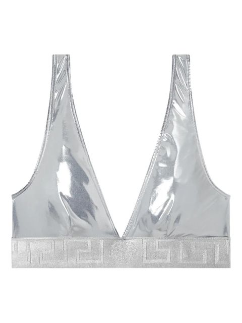 Versace metallic biquini top - Silver - zdjęcie produktu nr 1