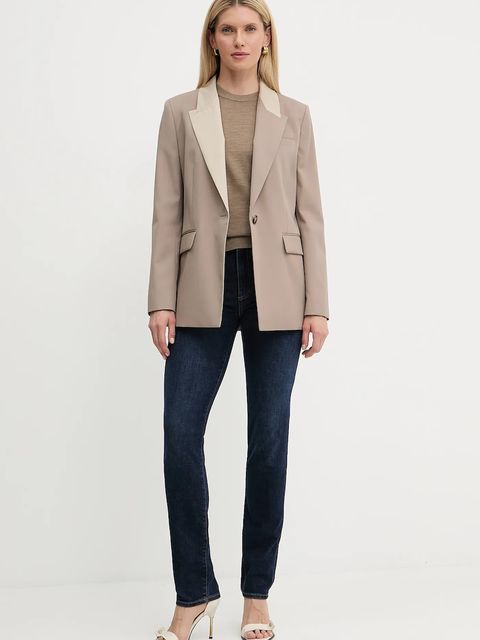 MICHAEL Michael Kors sweter wełniany damski kolor beżowy lekki MT5619D4VR - zdjęcie produktu nr 2