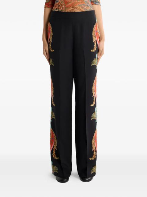 ETRO leafy paisley trousers - Black - zdjęcie produktu nr 2