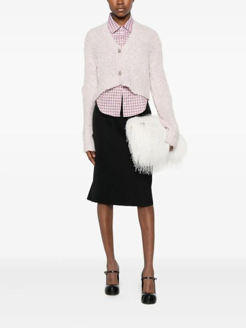 Marni button-down cropped cardigan - Pink - zdjęcie produktu nr 2