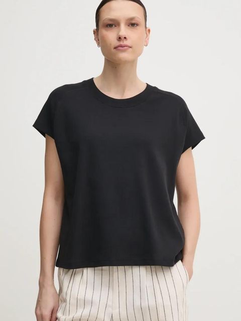 Tommy Hilfiger t-shirt bawełniany damski kolor czarny WW0WW44544 - zdjęcie produktu nr 1