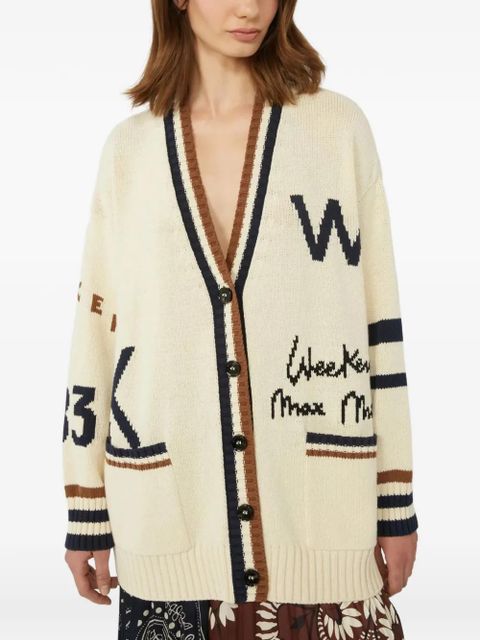Weekend Max Mara Blasone striped button cardigan - Neutrals