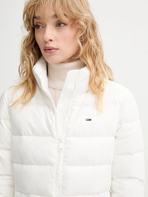Tommy Jeans kurtka puchowa kolor biały zimowa DW0DW21618